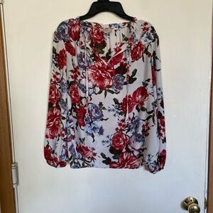 Loft, extra, small, petite ladies, cottage core, Boho, peasent sleeve, sheer top